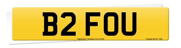 Registration number B2 FOU